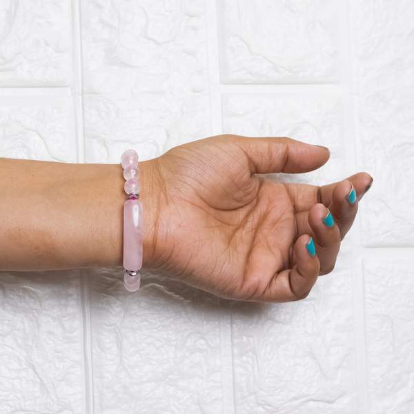 Rose Quartz Bangle Bracelet – Unconditional Love & Emotional Healing 2