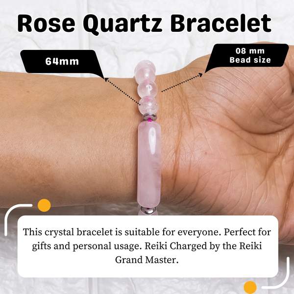 Rose Quartz Bangle Bracelet – Unconditional Love & Emotional Healing 4