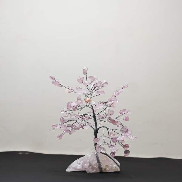 Rose Quartz Cluster Tree for Attracts Love & Emotional Healing