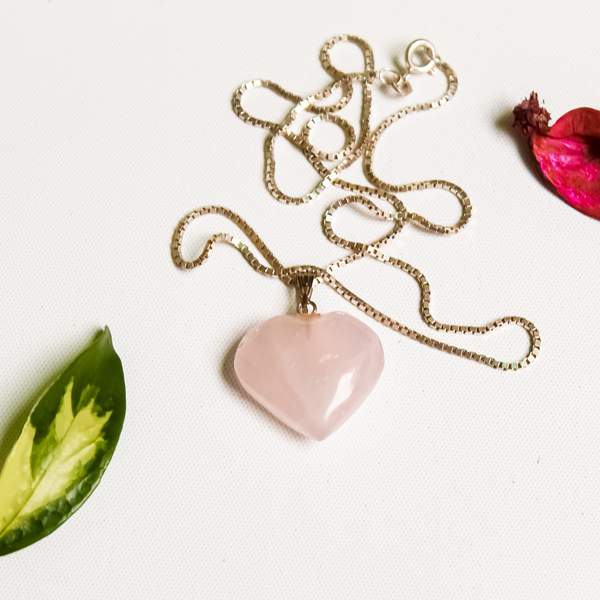Rose Quartz Crystal Pendant for Love & Emotional Healing 2