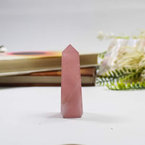 Rose Quartz Crystal Tower Embrace Love & Emotional Healing