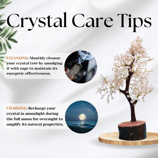 Rose Quartz Crystal Tree for Love Blossom, and Heart Chakra Healing 8