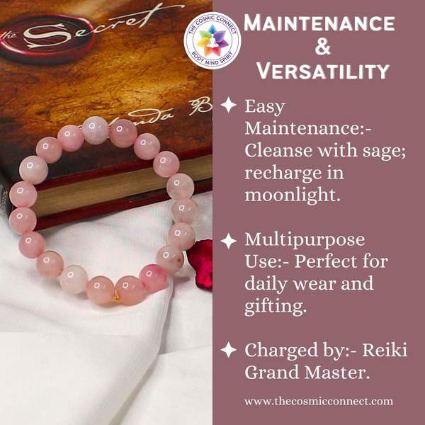 Rose Quartz Healing Bracelet – Love, Harmony & Emotional Healing 10