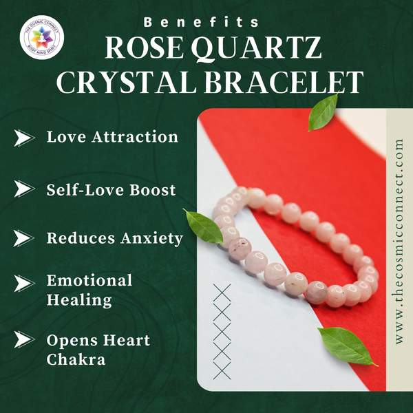 Rose Quartz Healing Bracelet – Love, Harmony & Emotional Healing 3