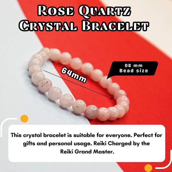 Rose Quartz Healing Bracelet – Love, Harmony & Emotional Healing 4