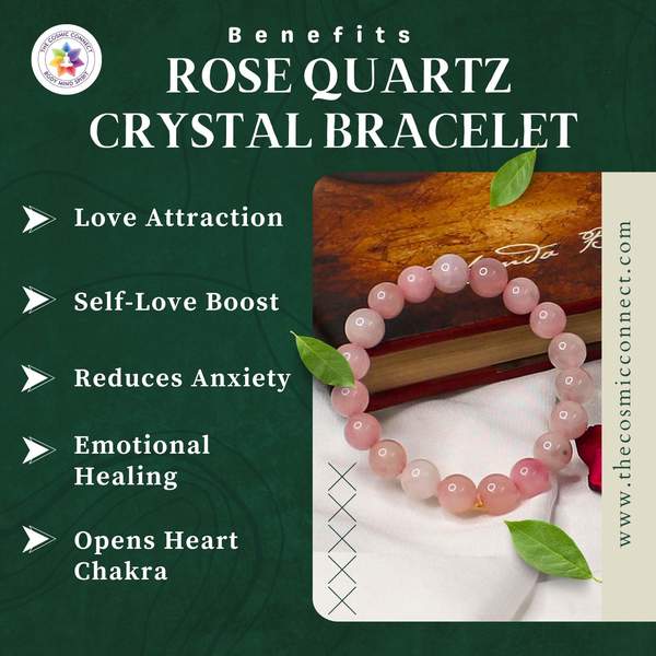 Rose Quartz Healing Bracelet – Love, Harmony & Emotional Healing 8