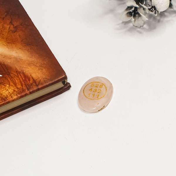 Rose Quartz Relationship Coin for Love and Harmony 2