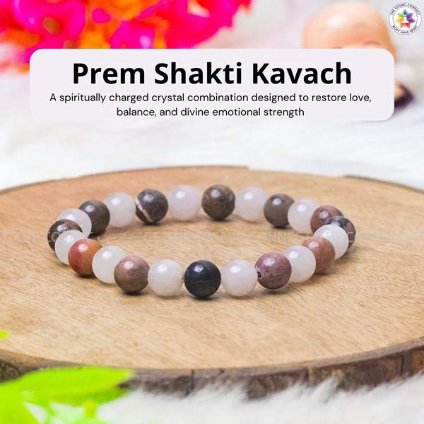 Rose Quartz & Rhodonite Prem Shakti Kavach for Love, & Relationship 4