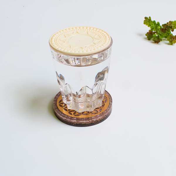 Rose Quartz Water Coaster for Emotional Healing 2