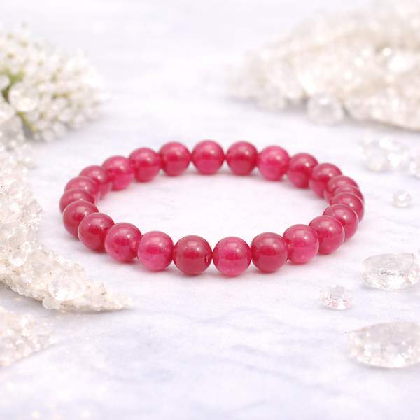 Ruby Jade Bracelet – Passion, Vitality & Emotional Healing