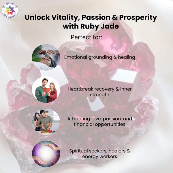 Ruby Jade Bracelet – Passion, Vitality & Emotional Healing 7