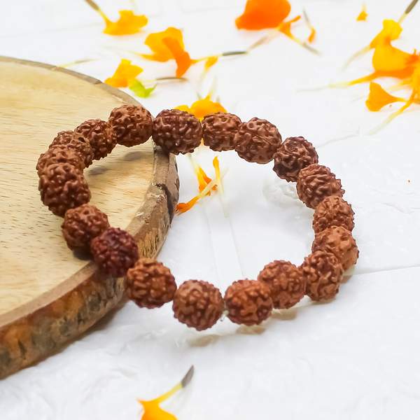 Rudraksha Healing Bracelet - Spiritual Growth & Peace 7
