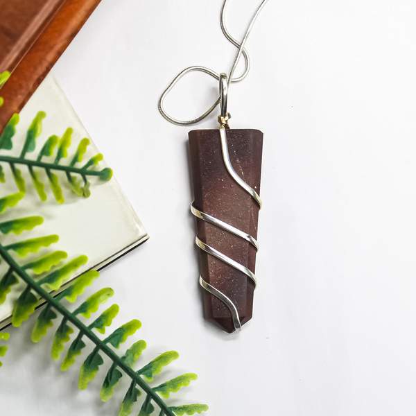 Sacred Lingam Crystal Pendant for Energy Balance, and Chakra Alignment 3