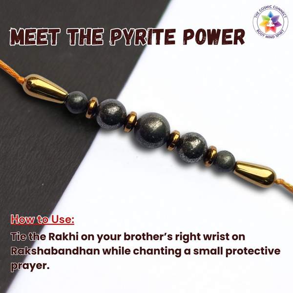 Sampatti Rakhi Attracts Abundance & Suraksha for Bhai Healing Rakhi Gift 4