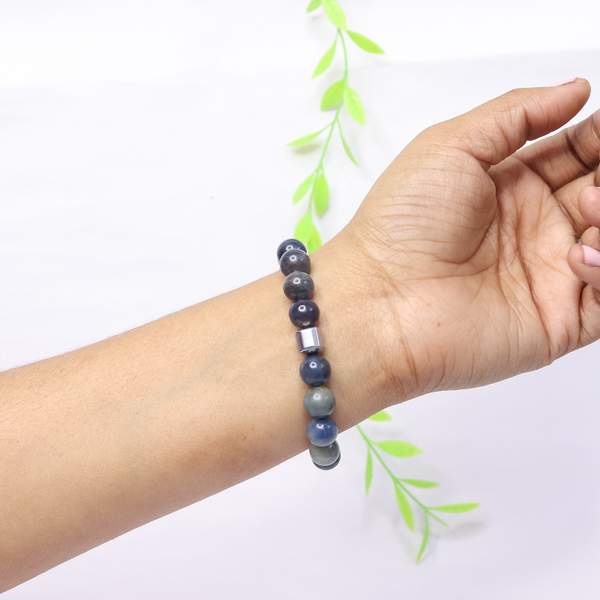 Sapphire Gemstone Healing Bracelet – Wisdom, Protection & Spiritual Growth 2