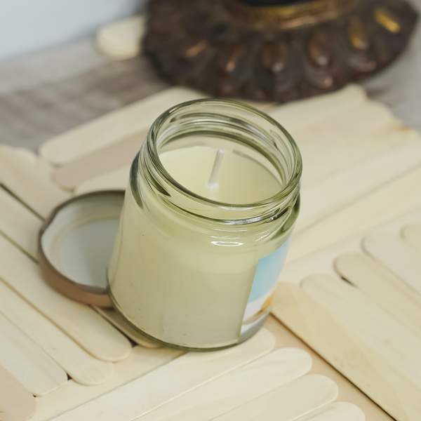 Scented Glass Jar Manifestation Candle Infused with Intention