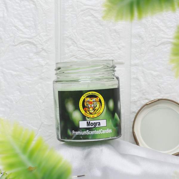 Scented Glass Jar Manifestation Candle Infused with Intention 2