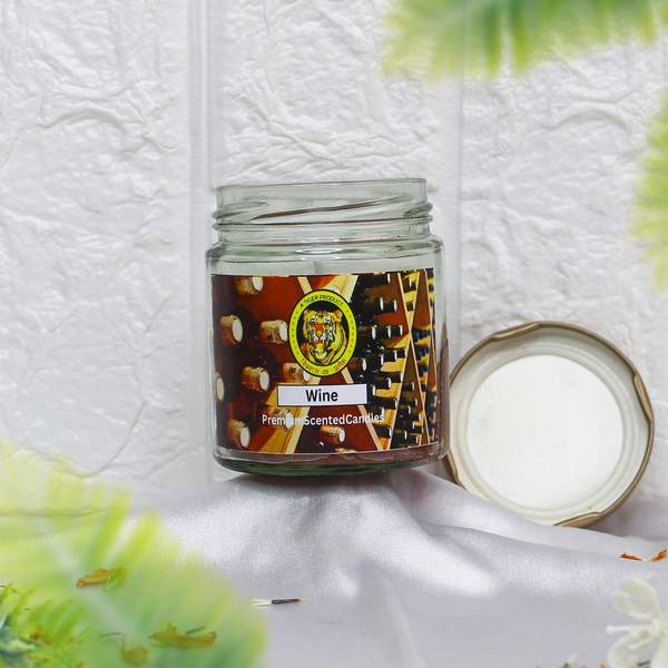 Scented Glass Jar Manifestation Candle Infused with Intention 4