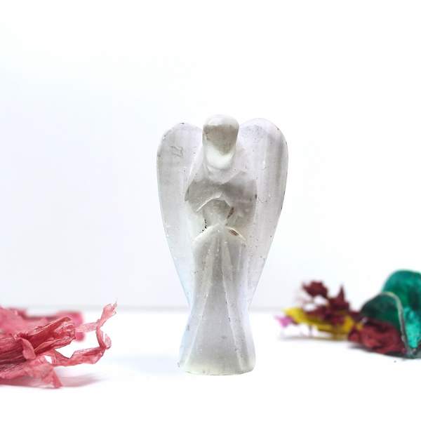 Selenite Crystal Angel for Inner Peace & Spiritual Clarity
