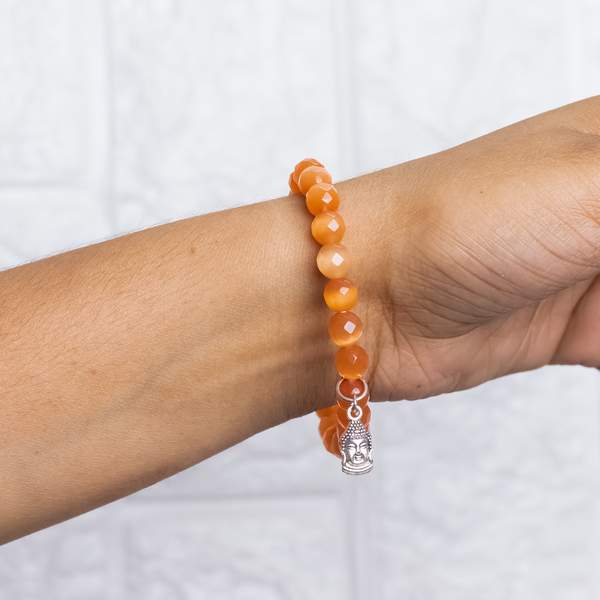 Selenite Faceted Healing Bracelet – Promotes Clarity, Protection 7