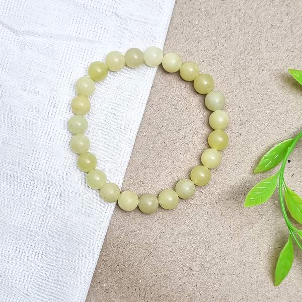 Serpentine Bracelet for Emotional Balance | 8mm Beads 2