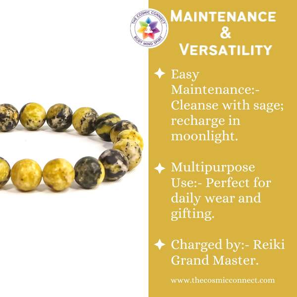 Serpentine Healing Bracelet – Stress Relief, Heart Chakra Balancing 10