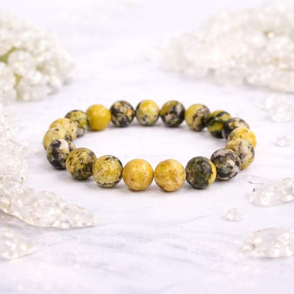 Serpentine Healing Bracelet – Stress Relief, Heart Chakra Balancing 6