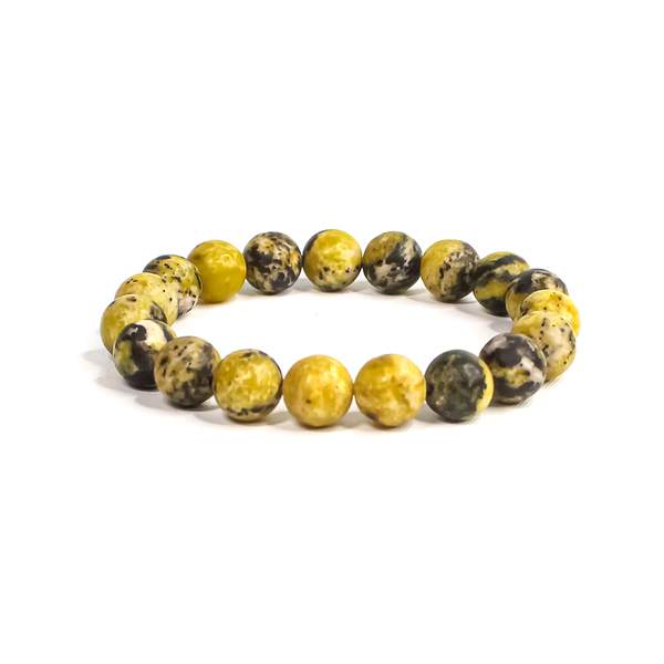Serpentine Healing Bracelet – Stress Relief, Heart Chakra Balancing 7