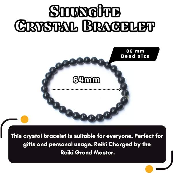 Shungite Healing Bracelet – Protection, Detoxification & Grounding 4