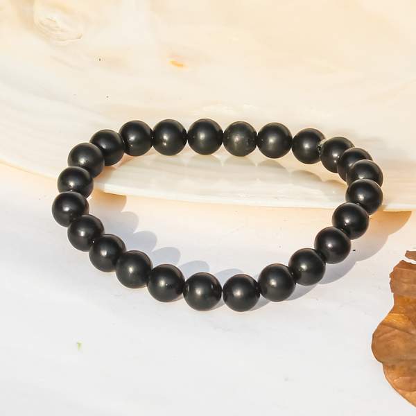 Shungite Healing Bracelet – Protection, Detoxification & Grounding 7