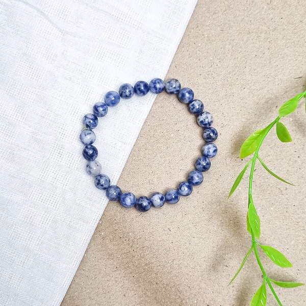 Sodalite Bracelet - Intuition & Clarity | 8mm Beads 2