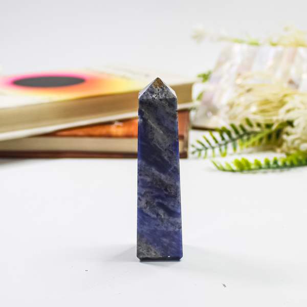 Sodalite Crystal Tower for Communication, Intuition & Inner Peace