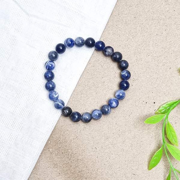 Sodalite Healing Bracelet - Intuition & Clear Communication 2