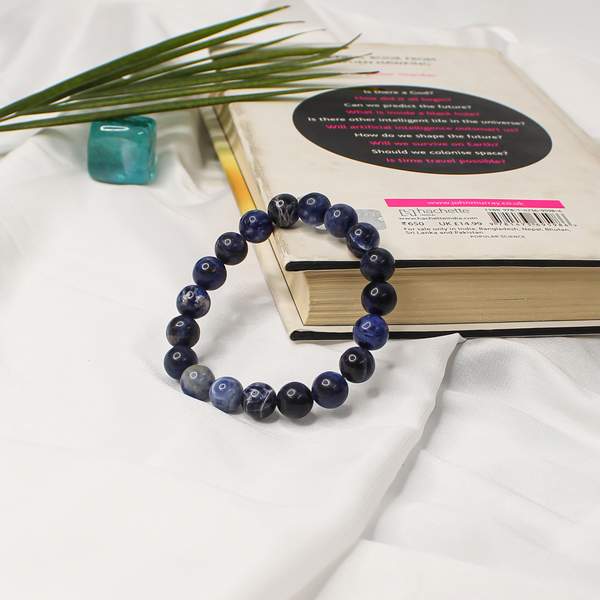 Sodalite Healing Bracelet - Intuition & Clear Communication 6