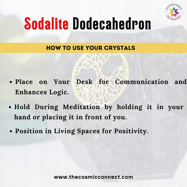Sodalite Orgone Dodecahedron for Intuition, and Mental Clarity 3