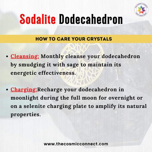 Sodalite Orgone Dodecahedron for Intuition, and Mental Clarity 4