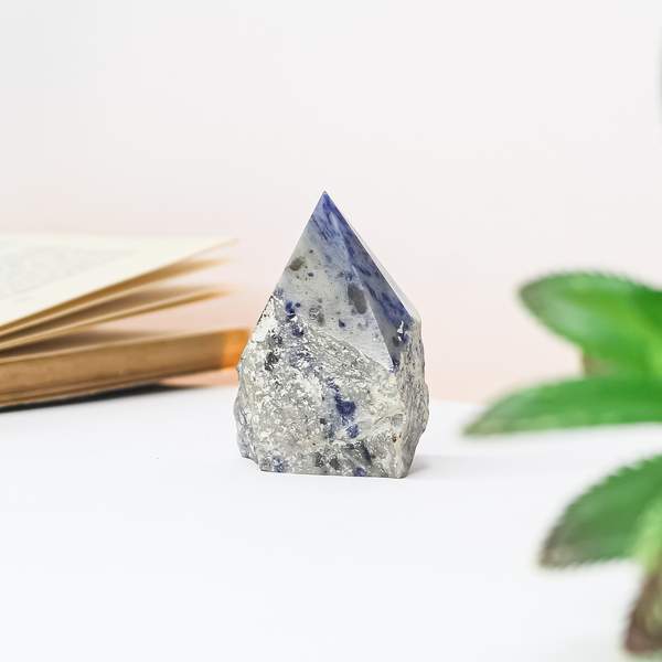 Sodalite Polished Points for Peace, Clarity, & Emotional Healing