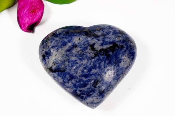 Sodalite Puffy Heart Embrace Calmness, Clarity, and Connection