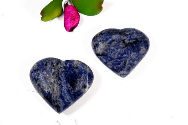 Sodalite Puffy Heart Embrace Calmness, Clarity, and Connection 2