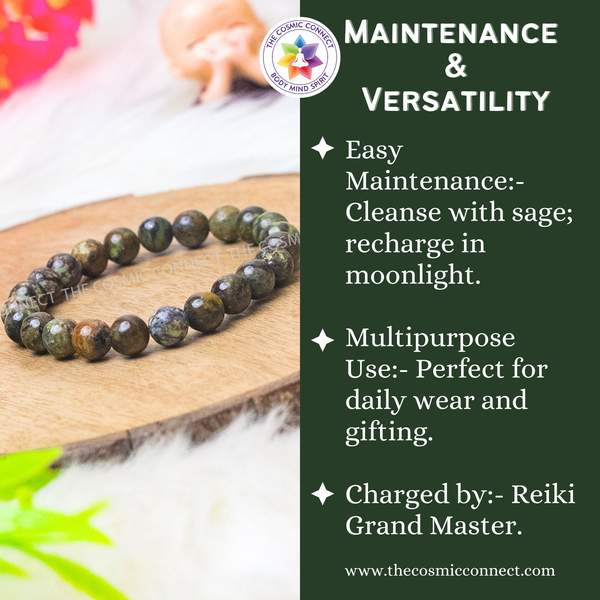 South African Opal Bracelet - Overall Well-being | 8mm Beads 6