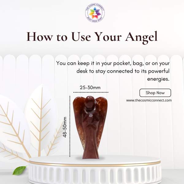 Strawberry Quartz Crystal Angel for Love and Emotional Balance 3