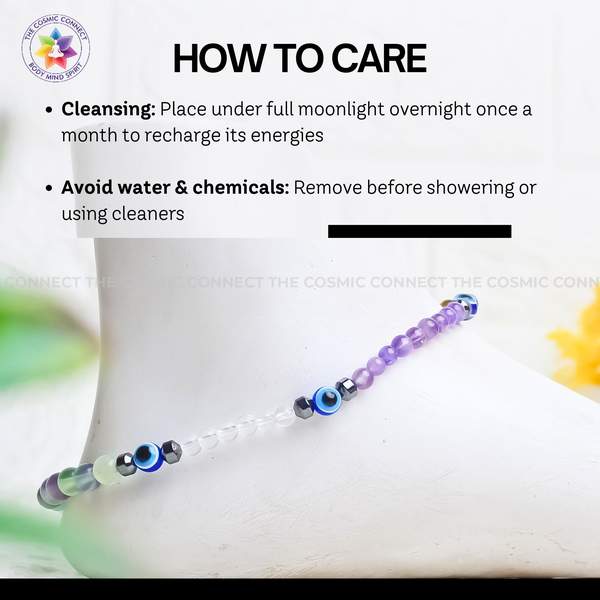 Study Crystal Anklet Unlock Focus, Memory & Learning Power 7