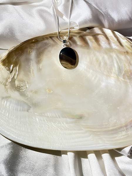 Sulemani Hakik Silver Pendant for Protection, Balance, & Strength