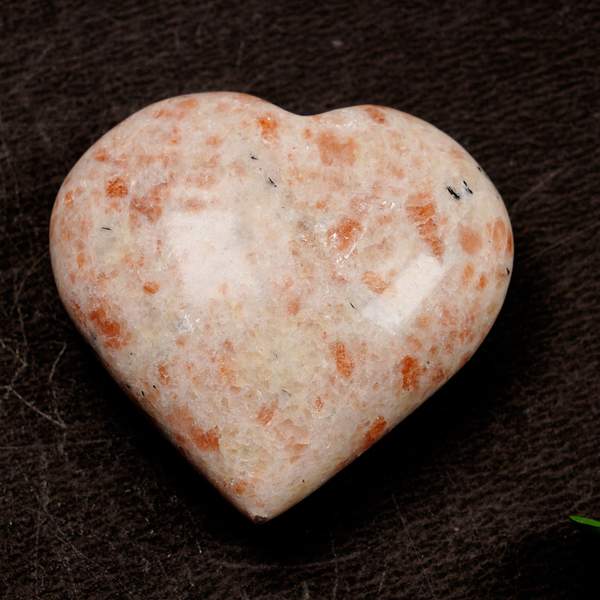 Sunstone Puffy Heart Embrace Joy, Vitality, and Personal Power