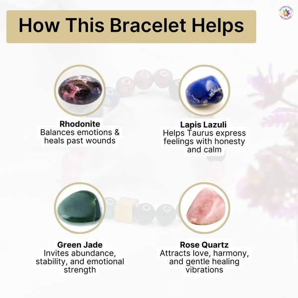 Taurus Zodiac Bracelet for Love, Balance & Inner Peace 5