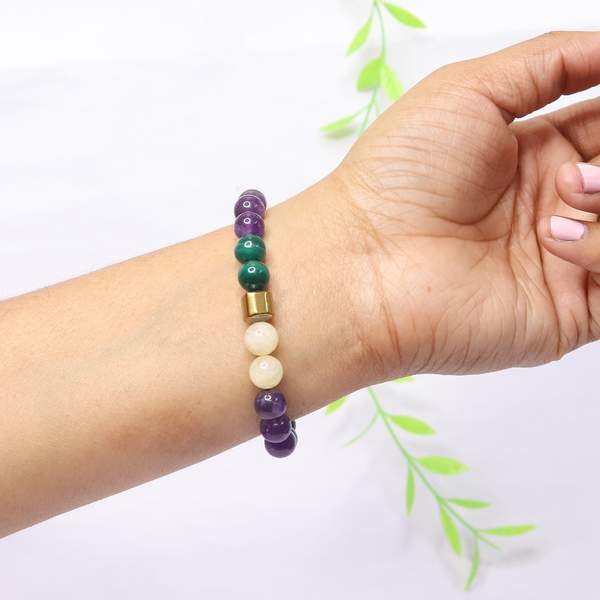 Tech & Trading Bracelet for Wealth, Protection & Mental Focus – Reiki Charged