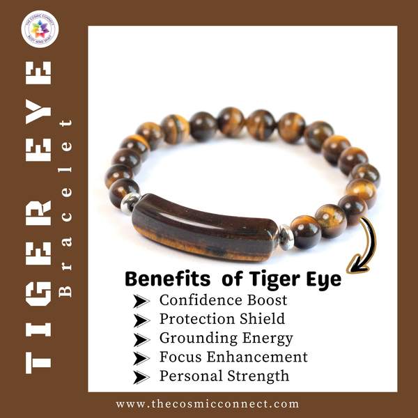 Tiger Eye Bangle Bracelet Boost Confidence & Enhance Protection 3