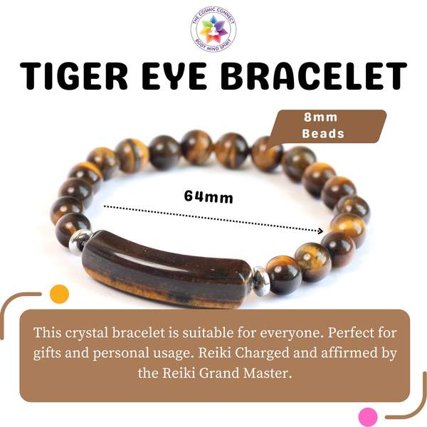 Tiger Eye Bangle Bracelet Boost Confidence & Enhance Protection 4