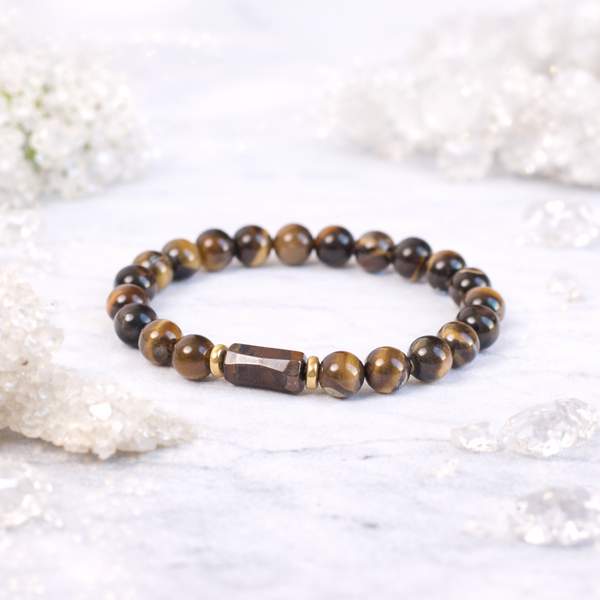 Tiger Eye Bracelet Boost Confidence & Protection | 8mm Beads