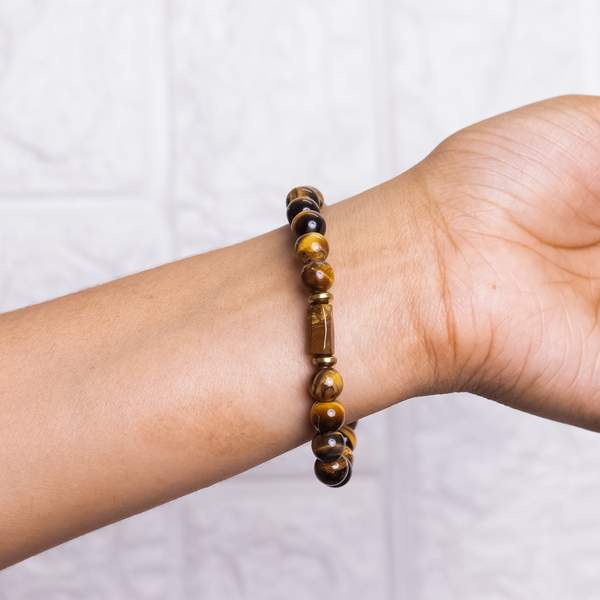 Tiger Eye Bracelet Boost Confidence & Protection | 8mm Beads 2